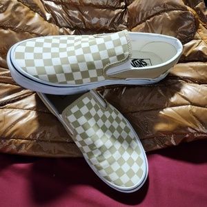 Vans Checkerboard Slip-On's - image 1